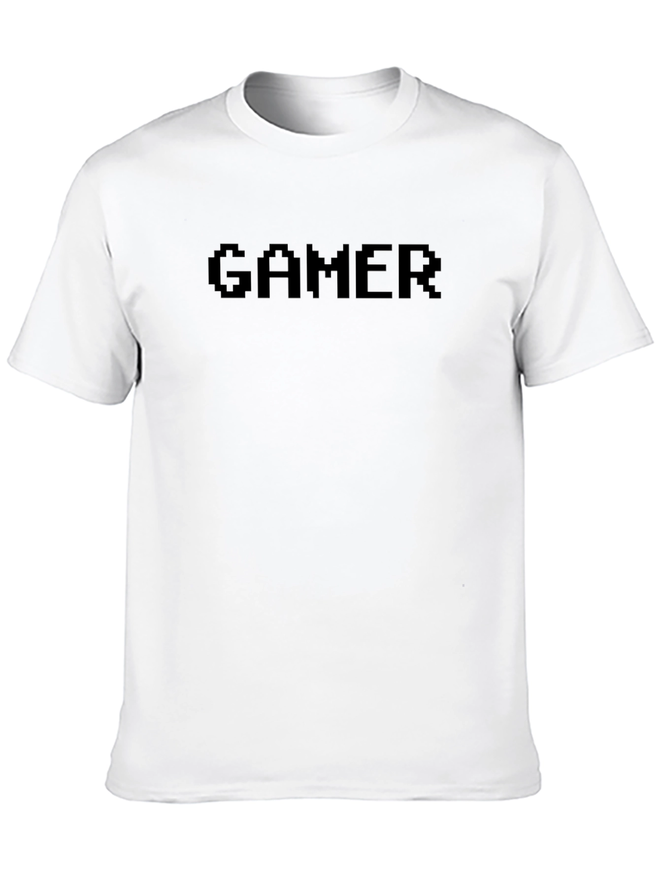 Gamer Pixelated Black T-Shirt
