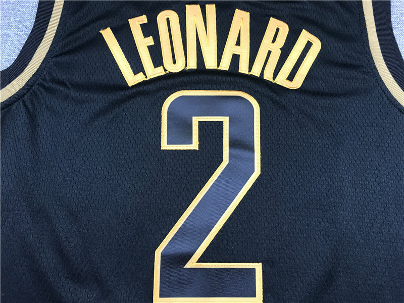 Men's LA Clippers Kawhi Leonard #2 NBA Black Player Jerseys