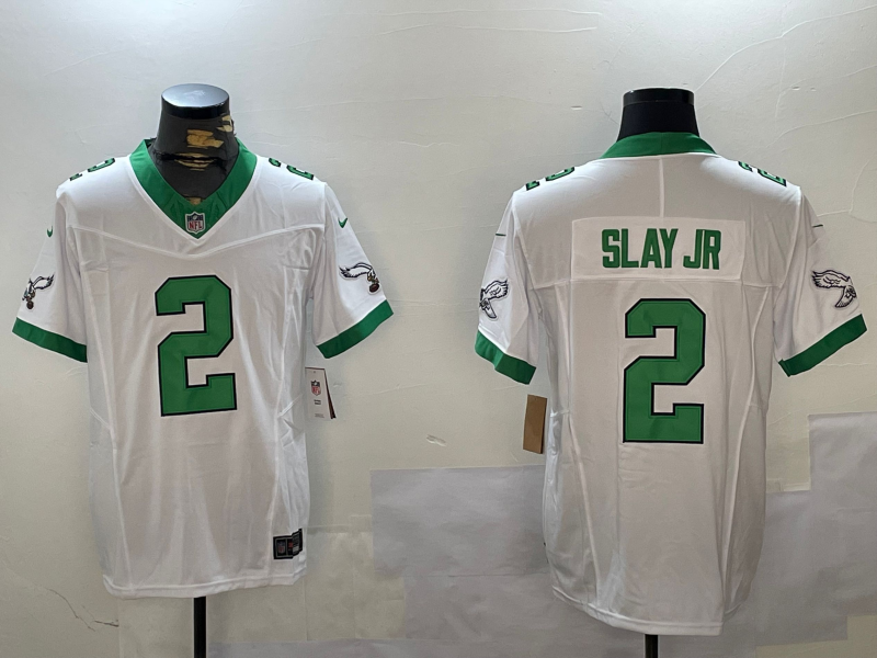 Men's Philadelphia Eagles Darius Slay Jr. #2 White Alternate Game Jerseys