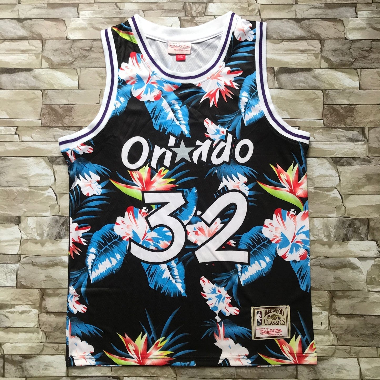 Men's Orlando Magic Shaquille O'Neal Hardwood Classics Swingman Player Jerseys