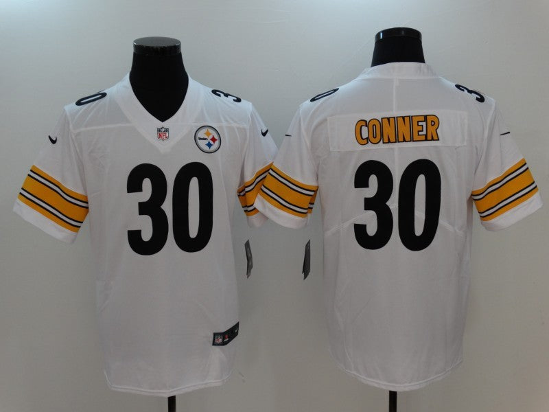 Men's Pittsburgh Steelers James Conner #30 White Vapor F.U.S.E. Limited Jerseys