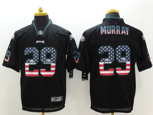 Men's Philadelphia Eagles DeMarco Murray #29 Black Game Jerseys