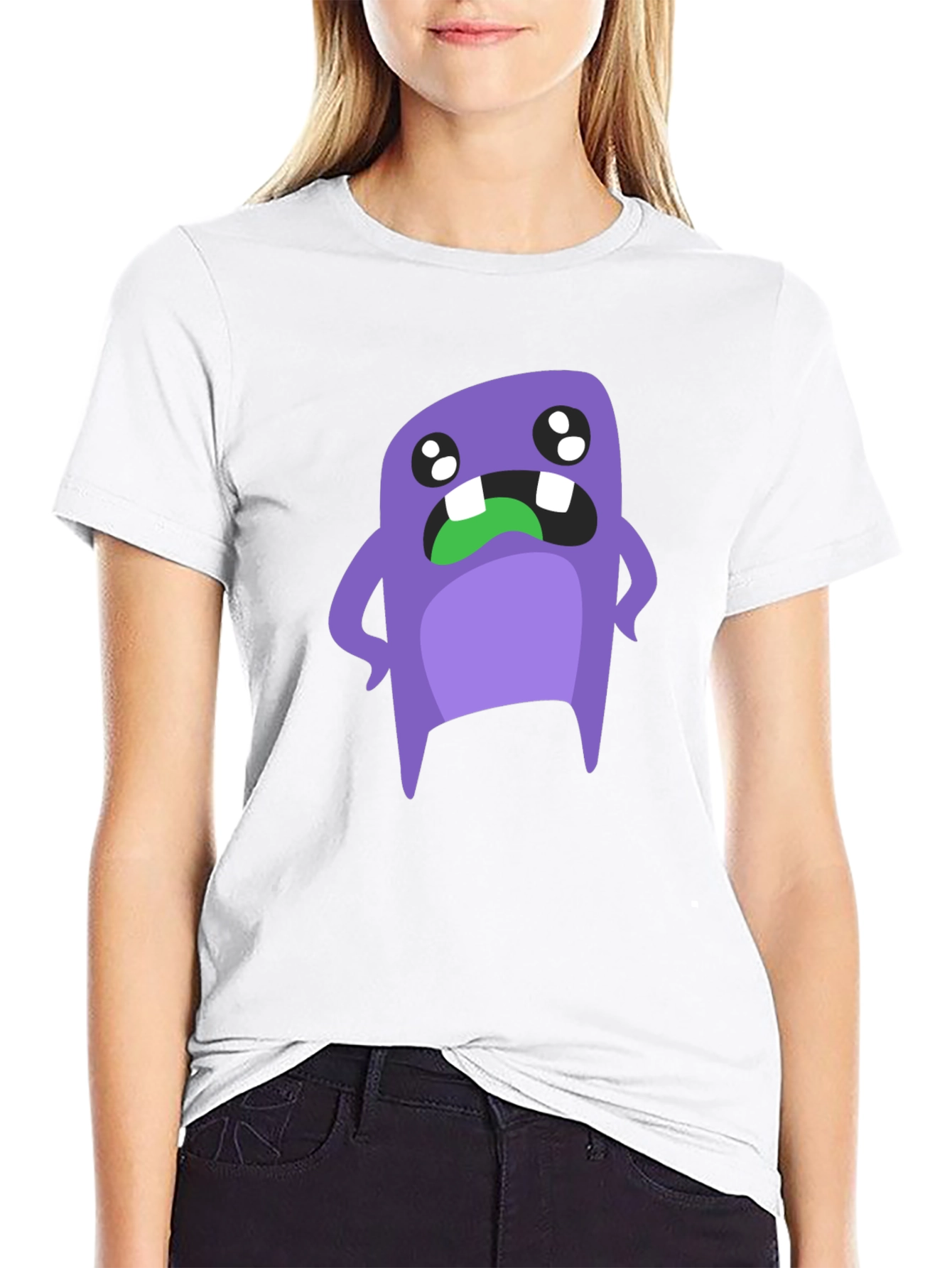 Monster Graphic Tee - Black