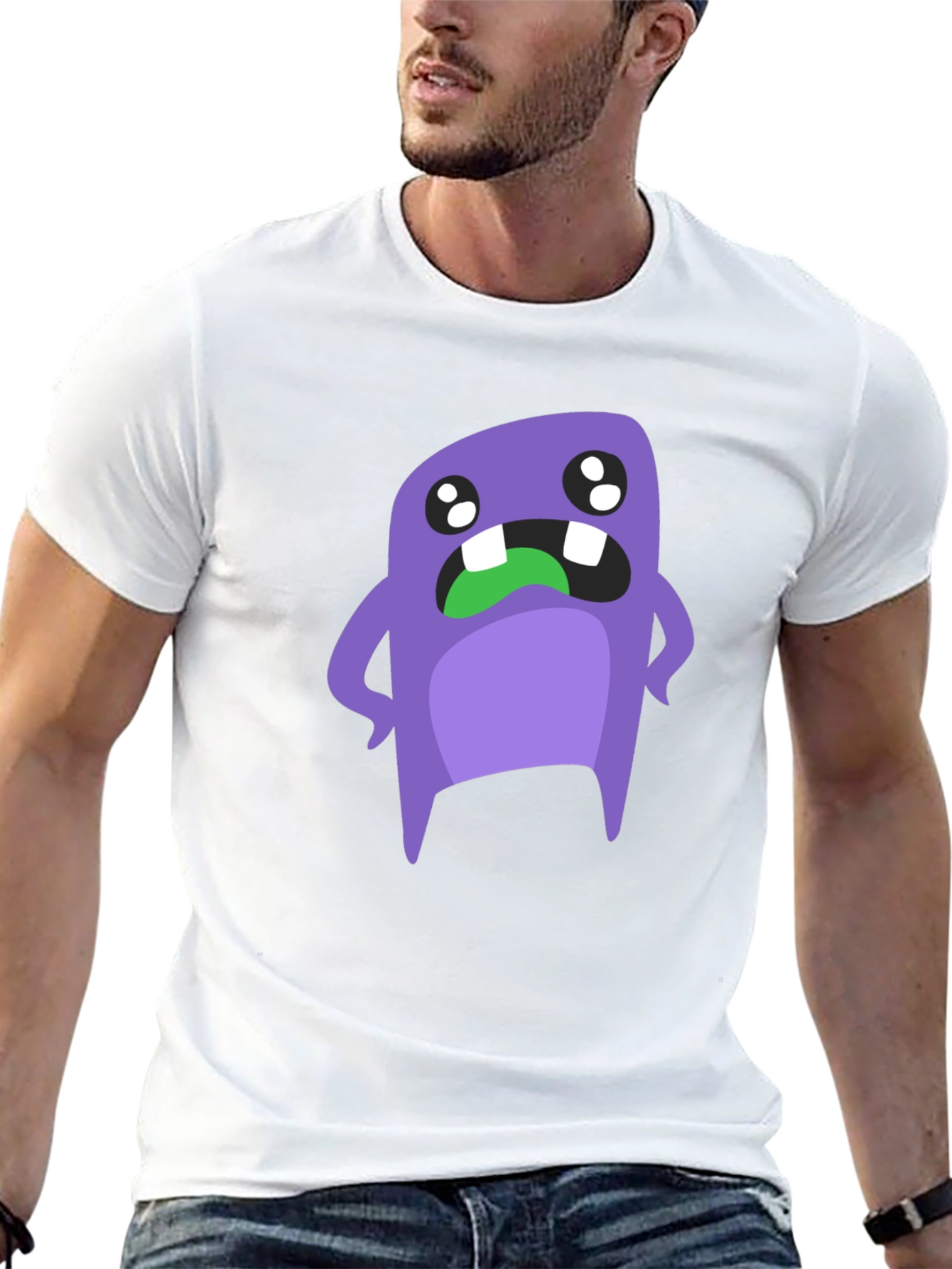 Monster Graphic Tee - Black