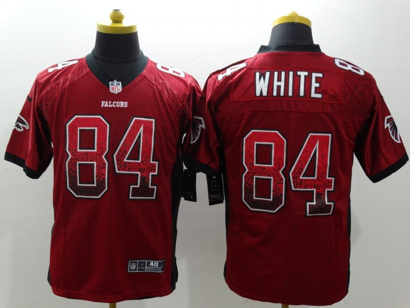 Men's Atlanta Falcons Roddy White #84 Red Game Jerseys