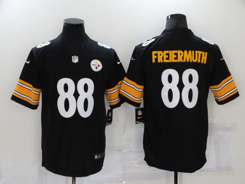 Men's Pittsburgh Steelers Pat Freiermuth #88 Black Game Jerseys