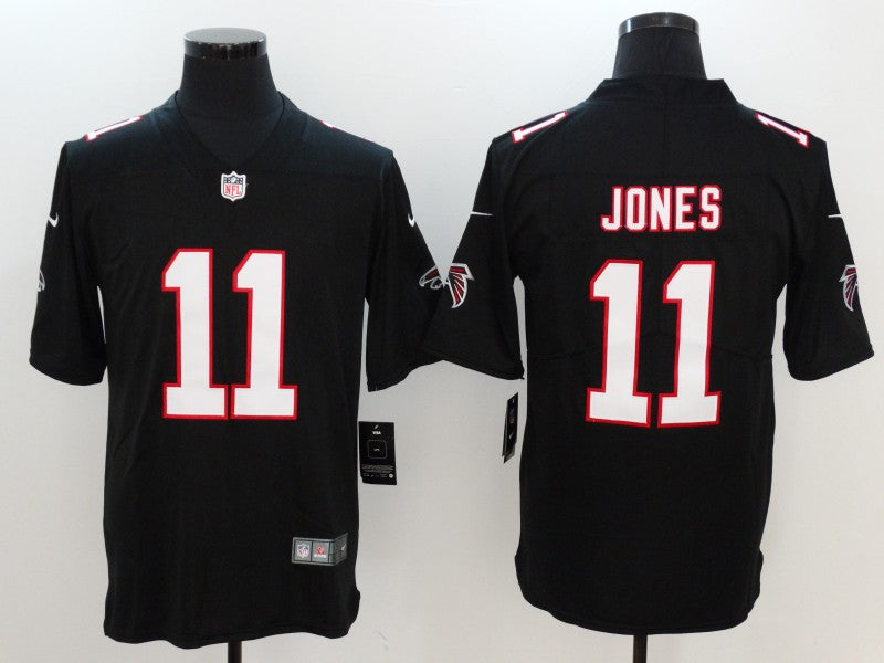 Men's Atlanta Falcons Julio Jones #11 Black Game Jerseys