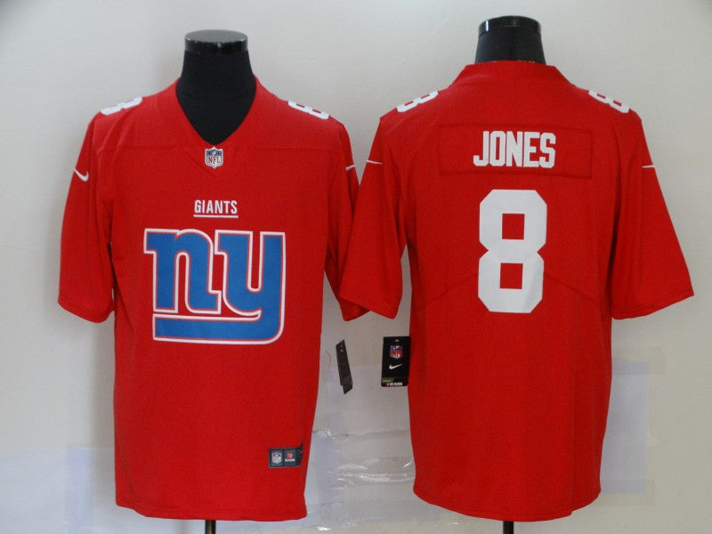 Men's New York Giants Daniel Jones #8 Red Player Game Jerseys
