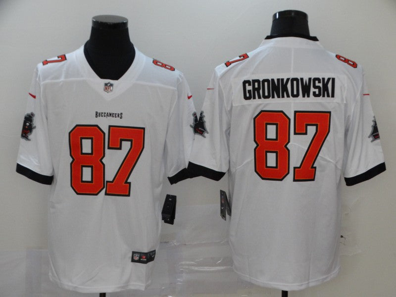 Men's Tampa Bay Buccaneers Rob Gronkowski #87 White Game Jerseys