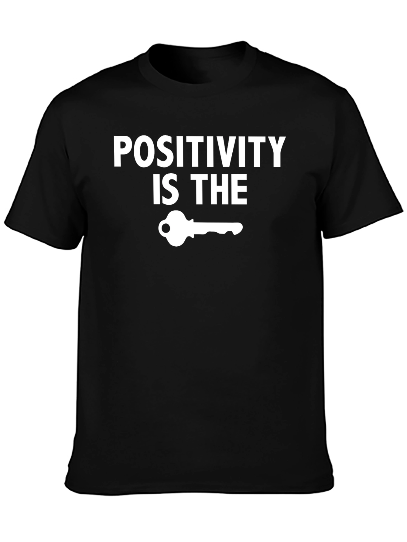 Positivity Key T-Shirt - Motivational Graphic Tee