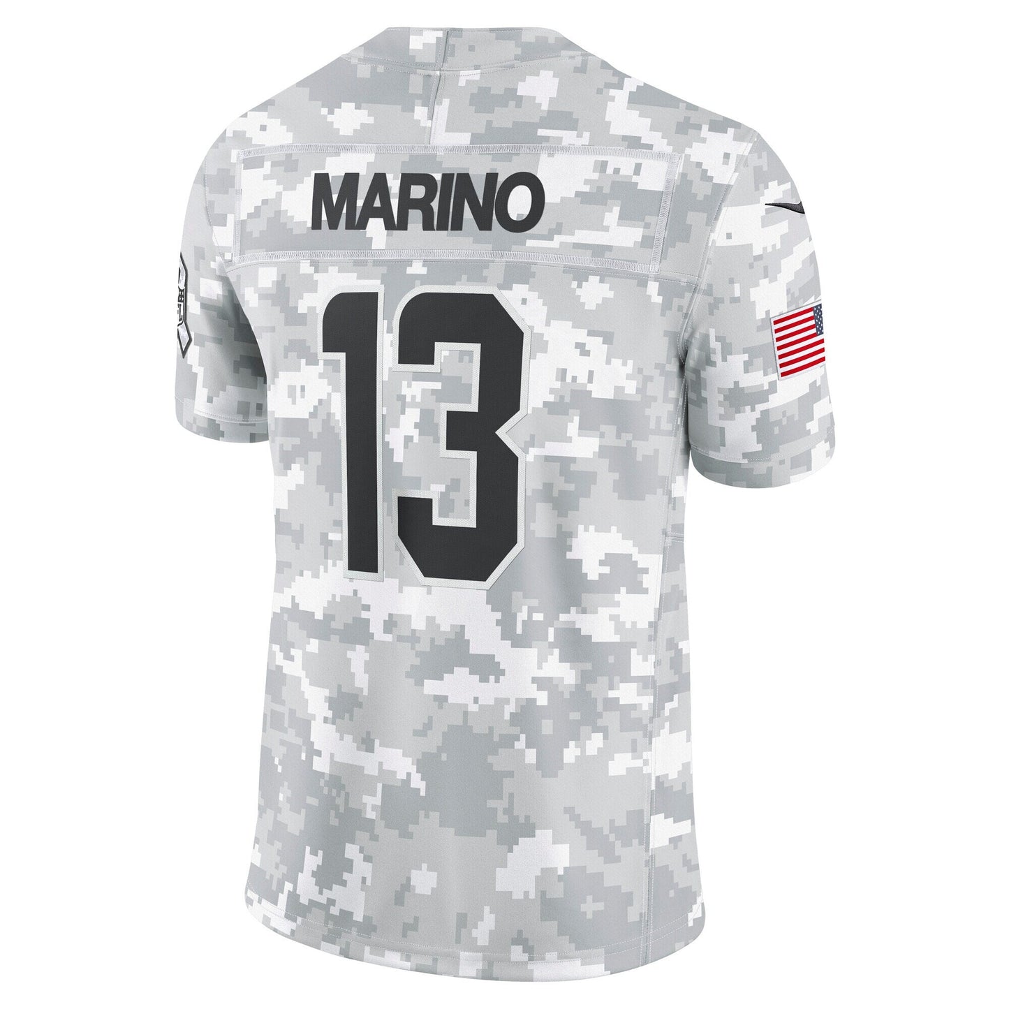 Dan Marino Miami Dolphins Nike 2024 Salute to Service Retired   Limited Jersey - Arctic Camo