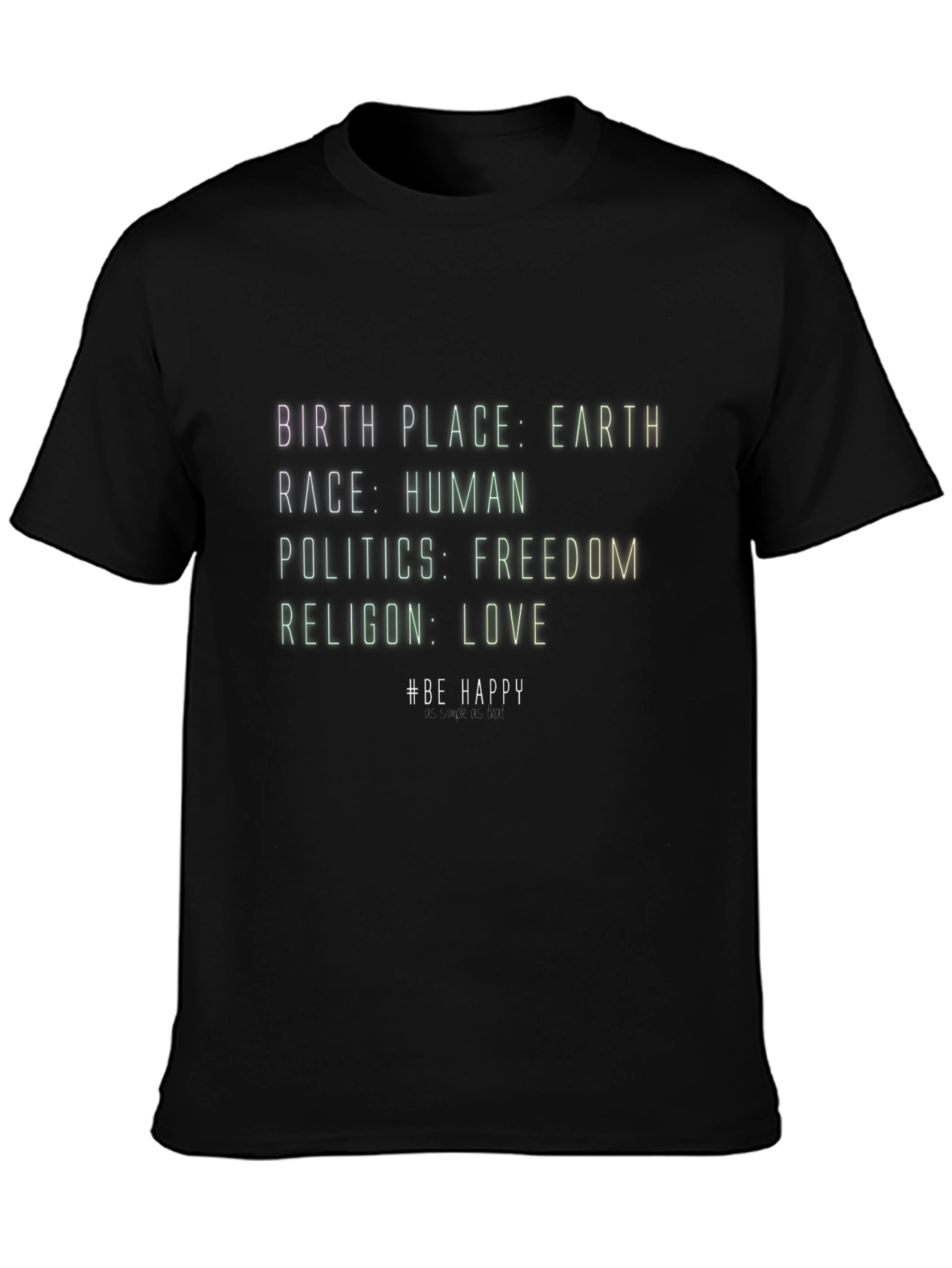 Earth Human Freedom Love T-Shirt