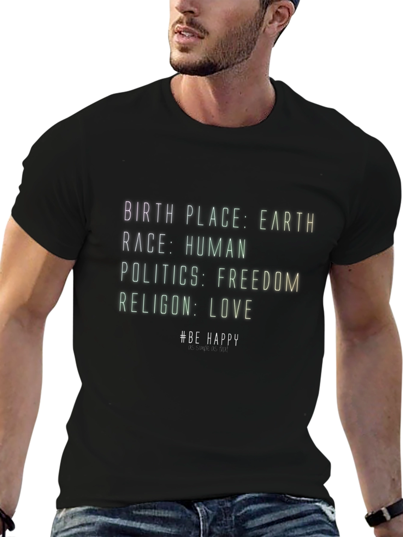 Earth Human Freedom Love T-Shirt