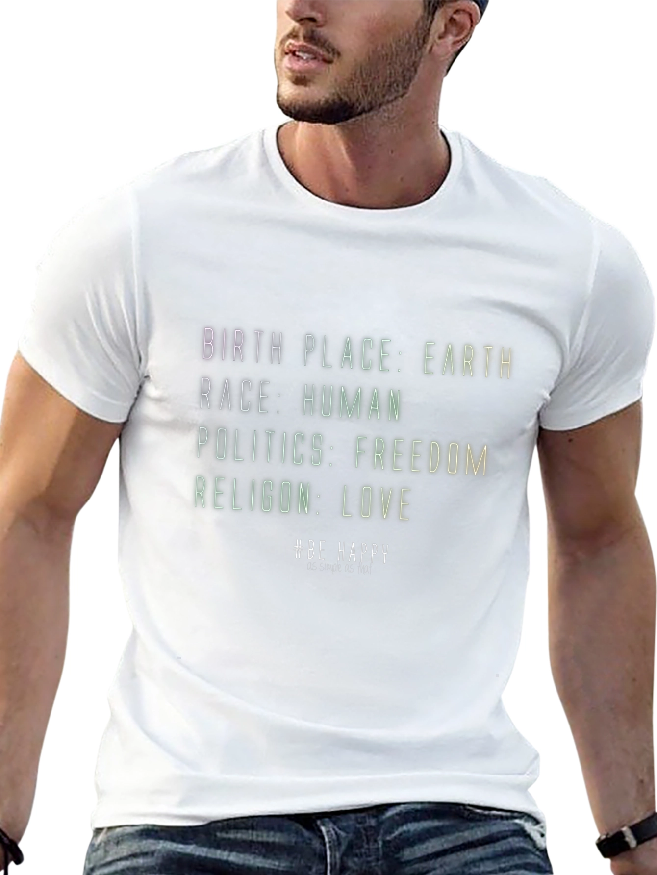 Earth Human Freedom Love T-Shirt