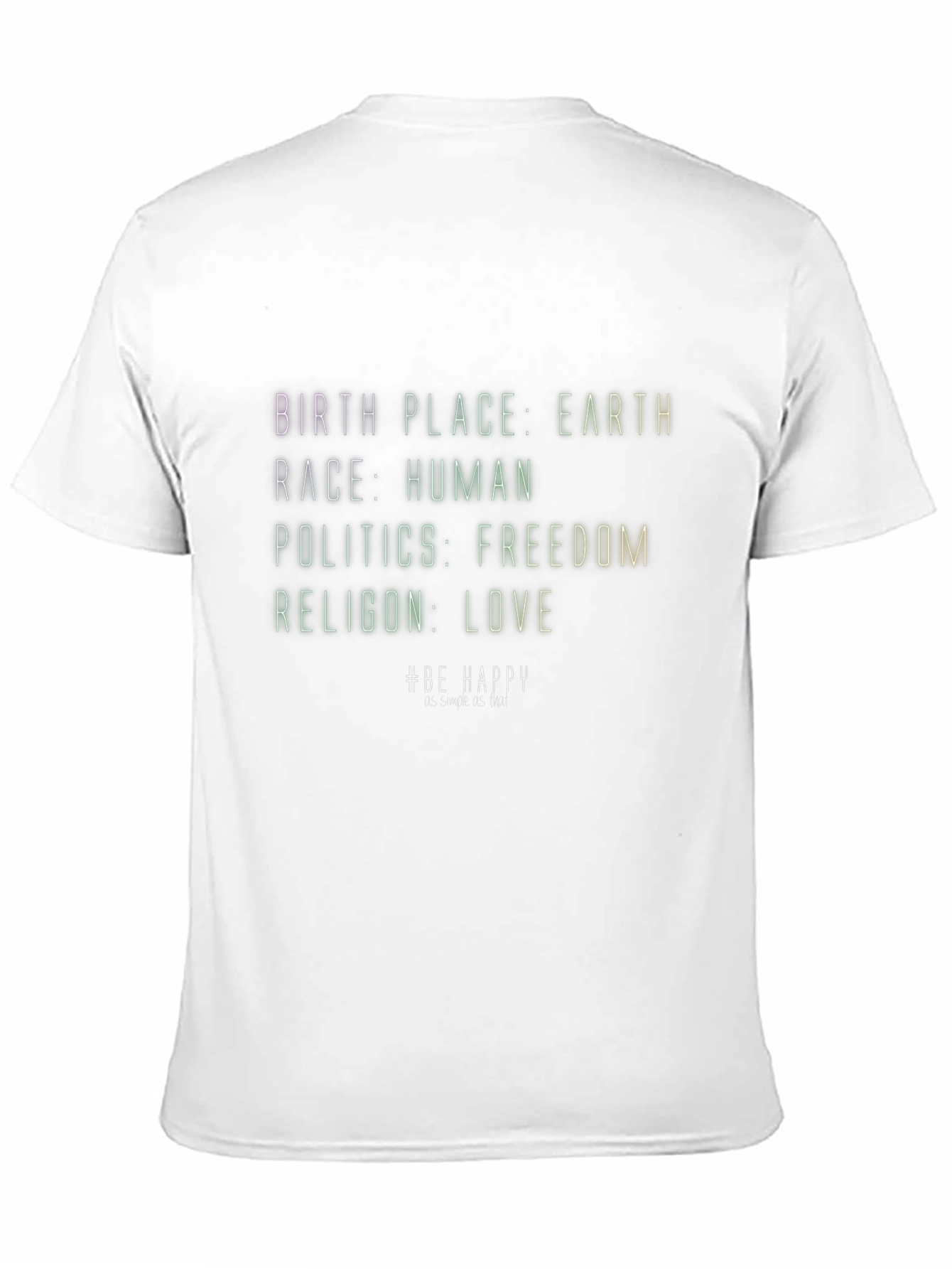 Earth Human Freedom Love T-Shirt