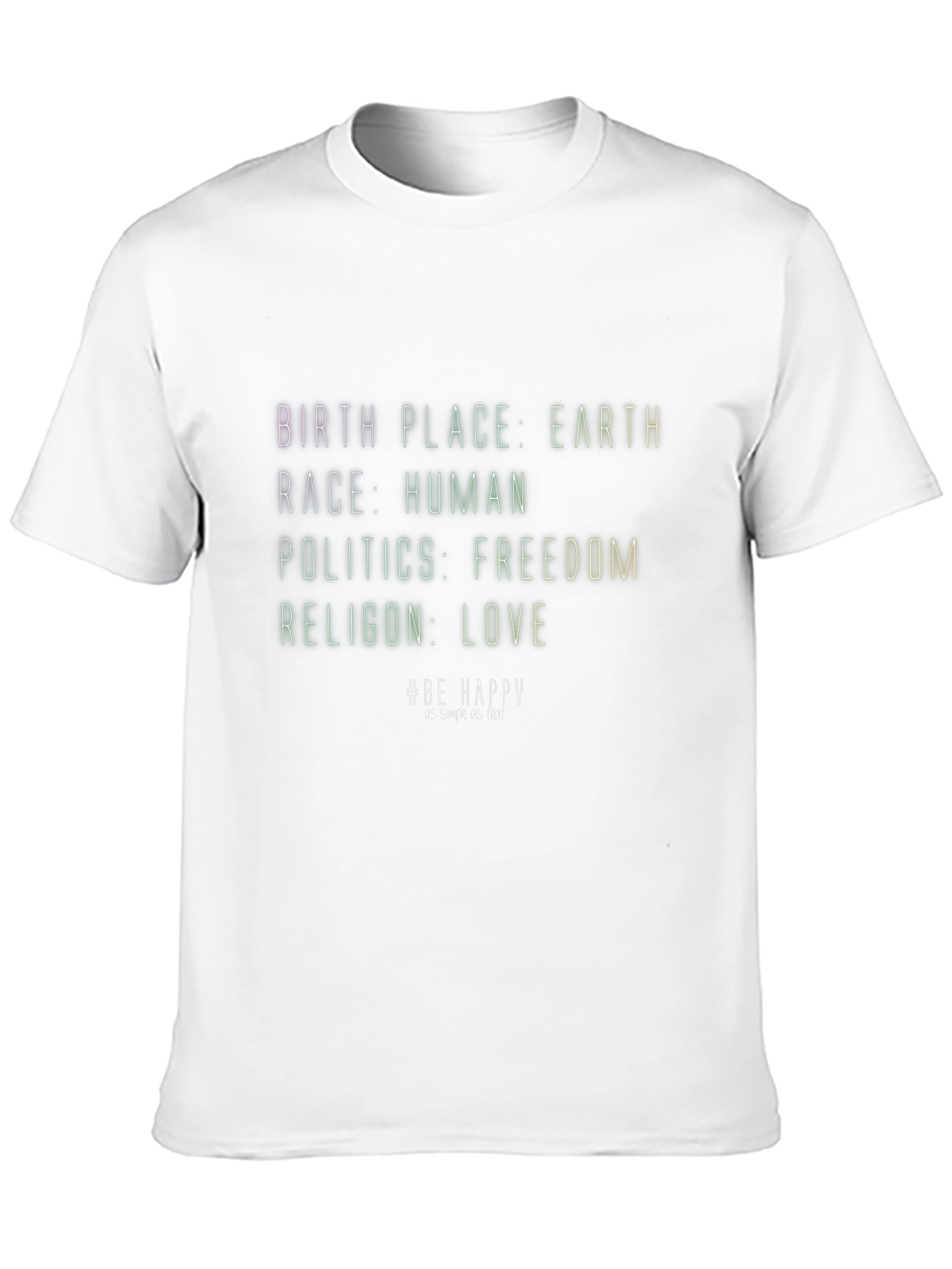 Earth Human Freedom Love T-Shirt