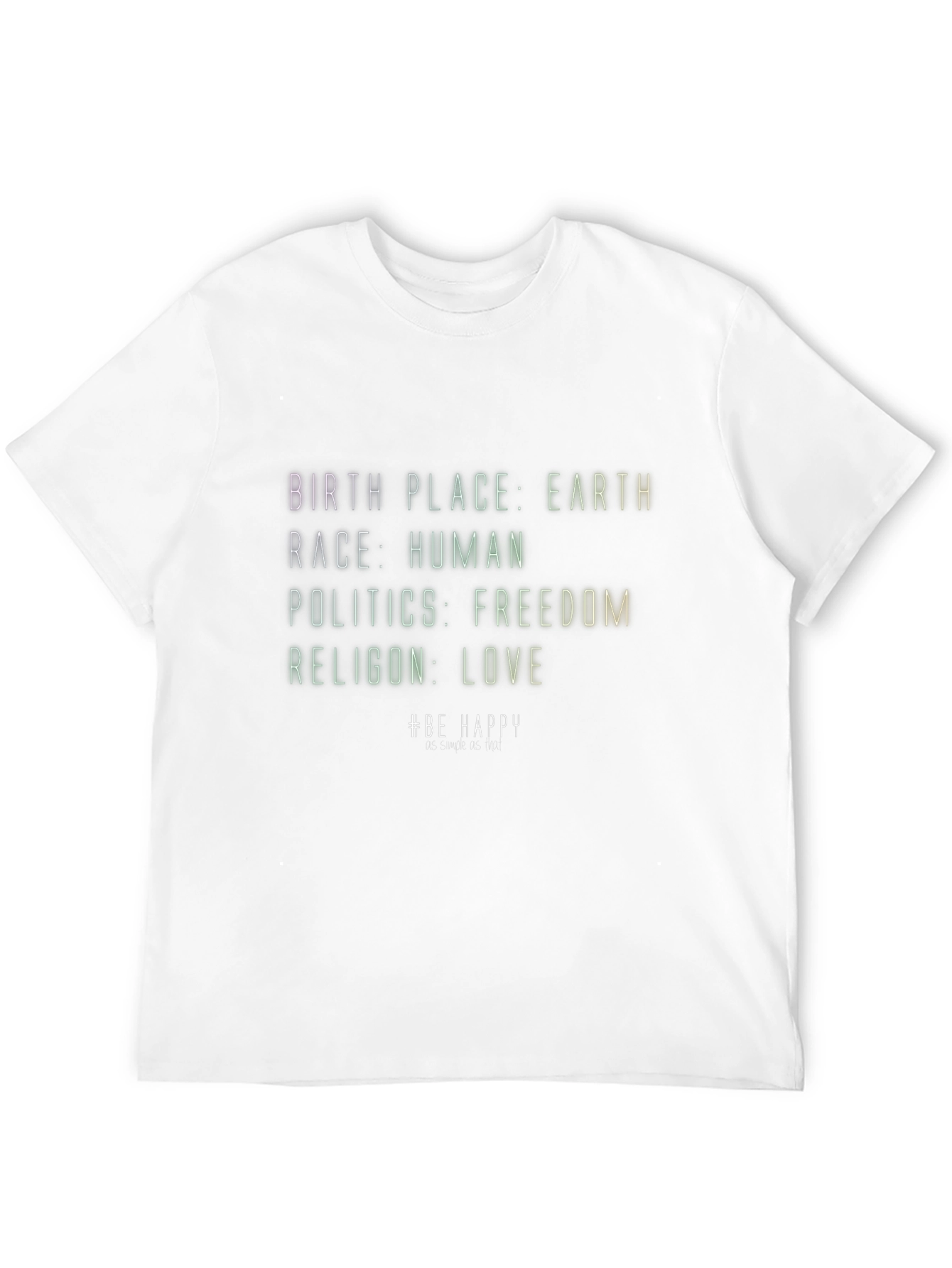 Earth Human Freedom Love T-Shirt
