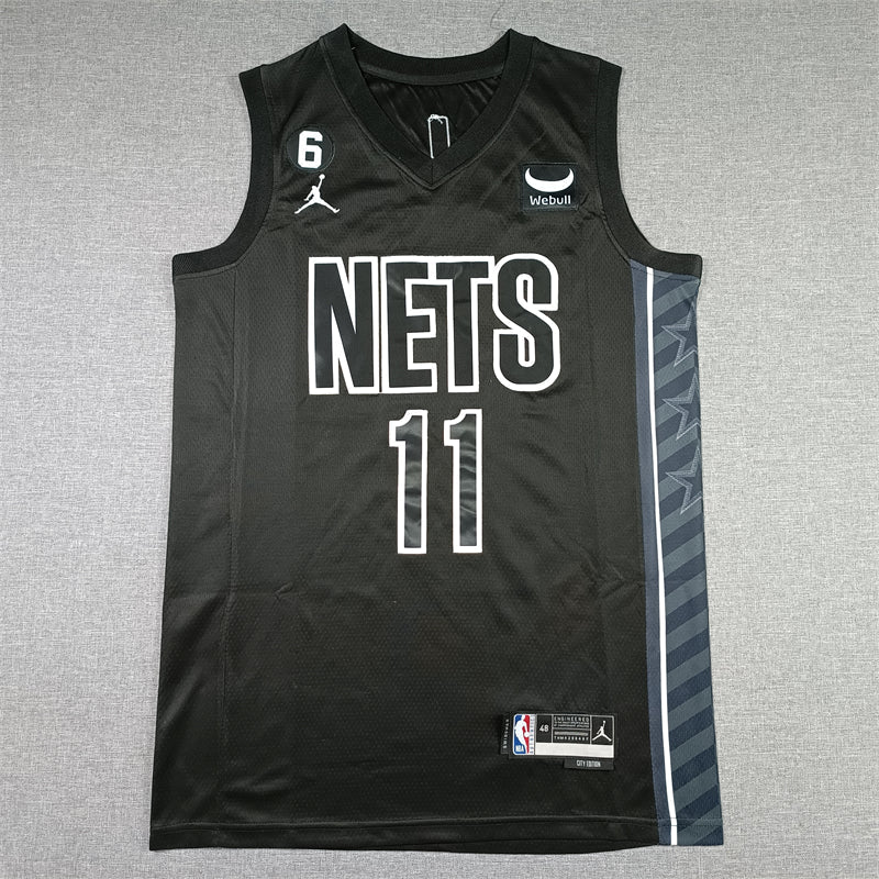 Men's Brooklyn Nets Kyrie Irving #11 Black 2022/23 Statement Edition Swingman Jerseys