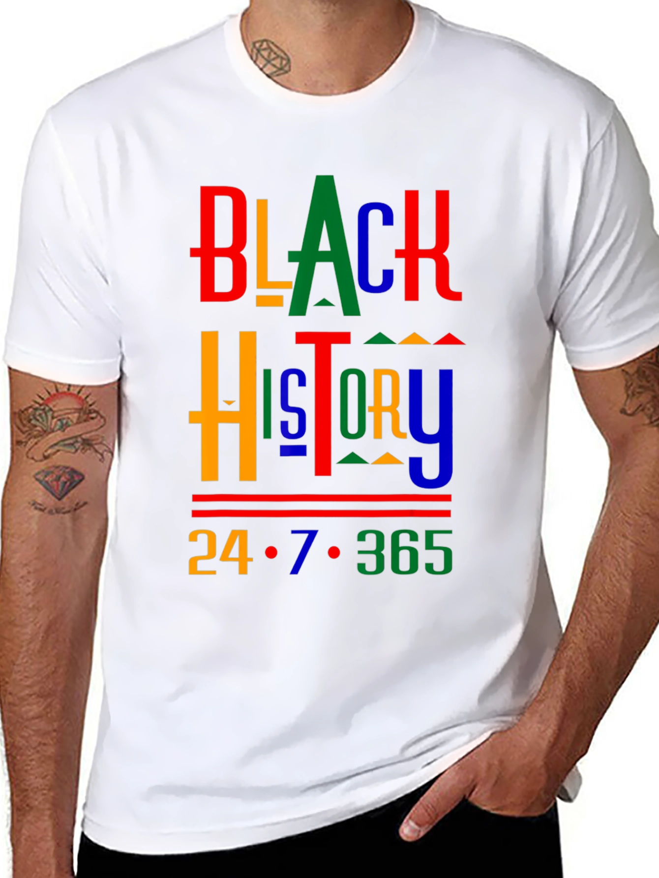 Black History 24/7/365 Graphic Tee