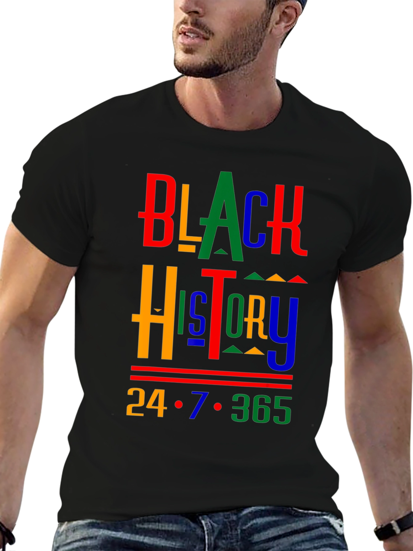 Black History 24/7/365 Graphic Tee