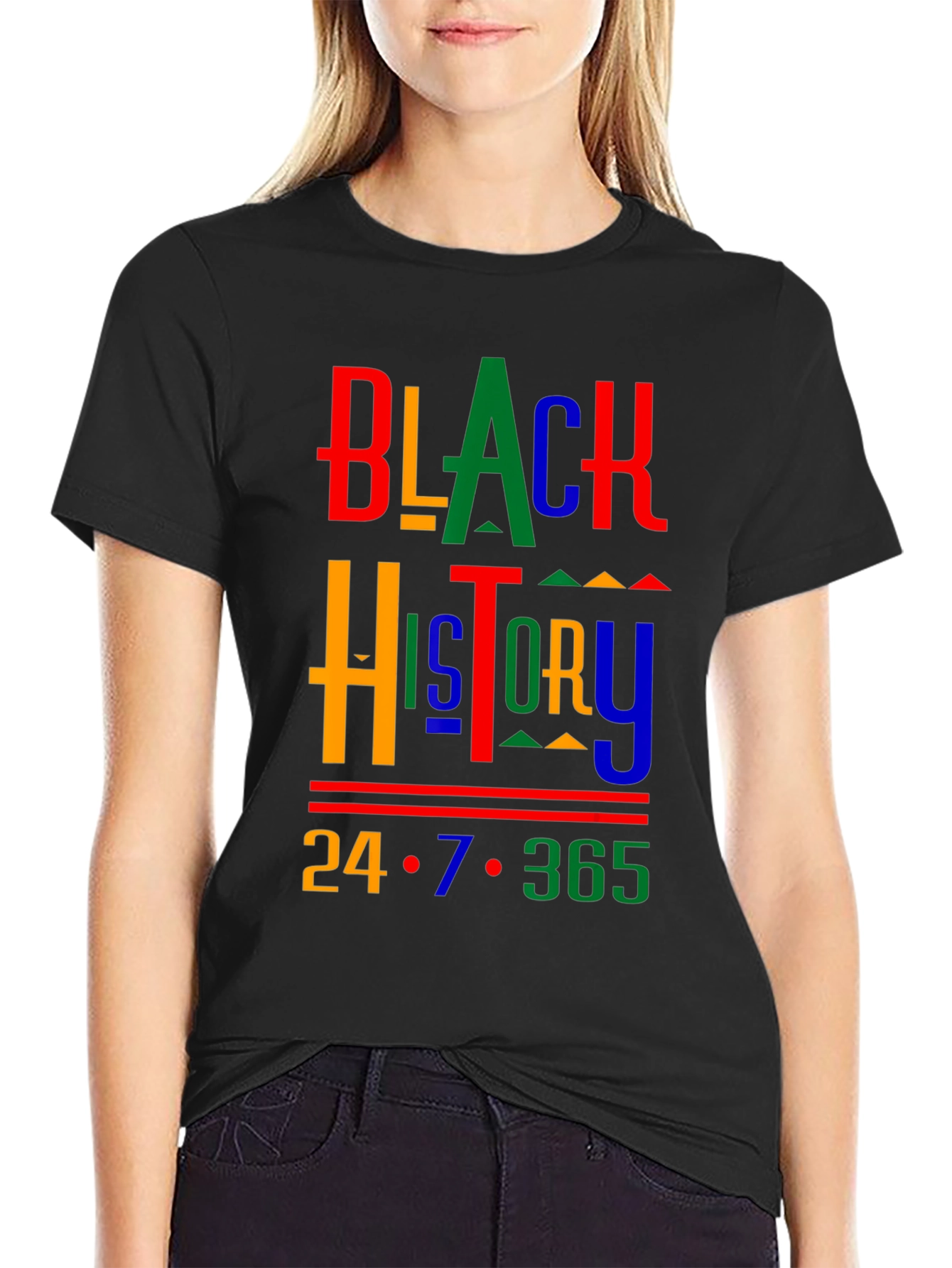 Black History 24/7/365 Graphic Tee