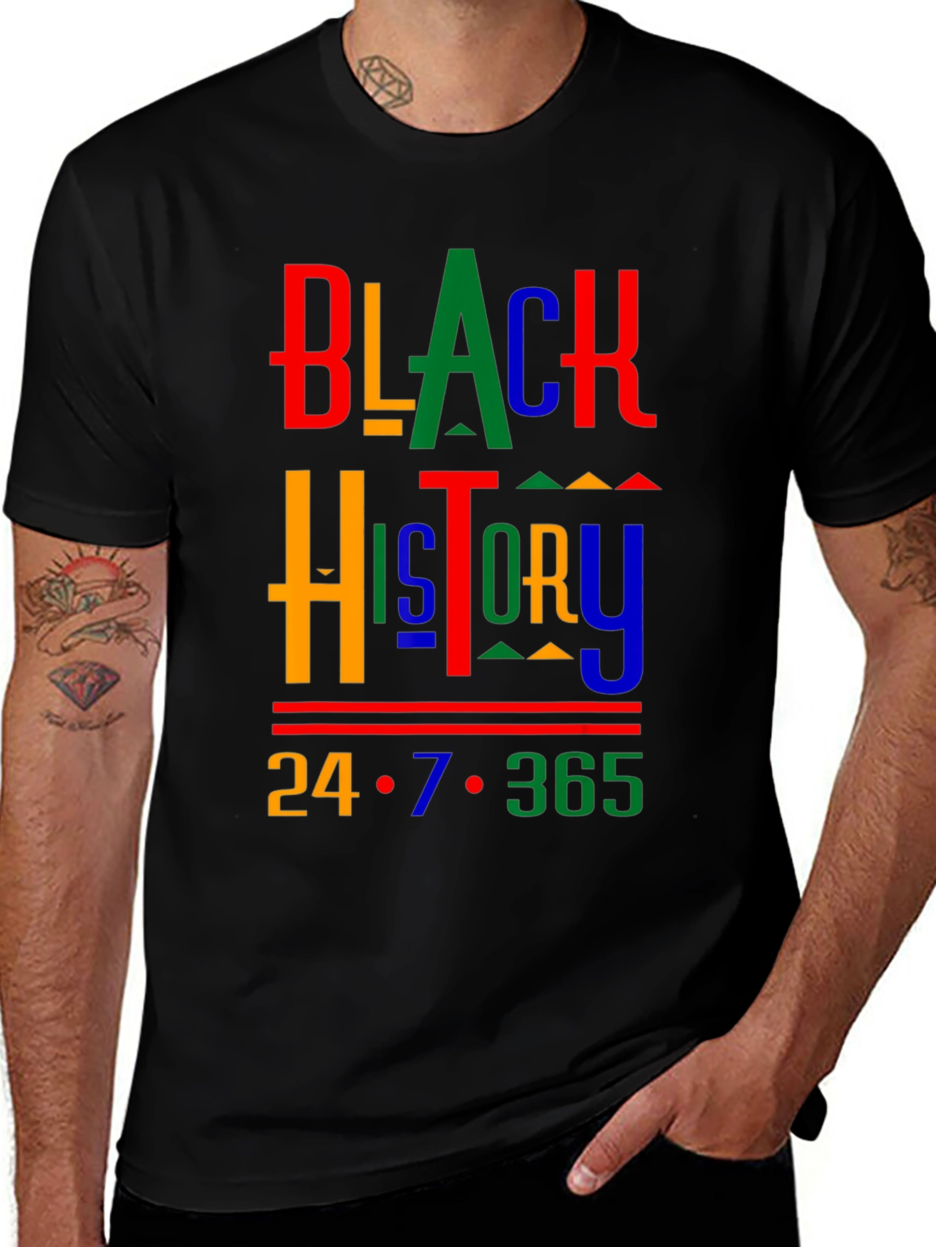 Black History 24/7/365 Graphic Tee