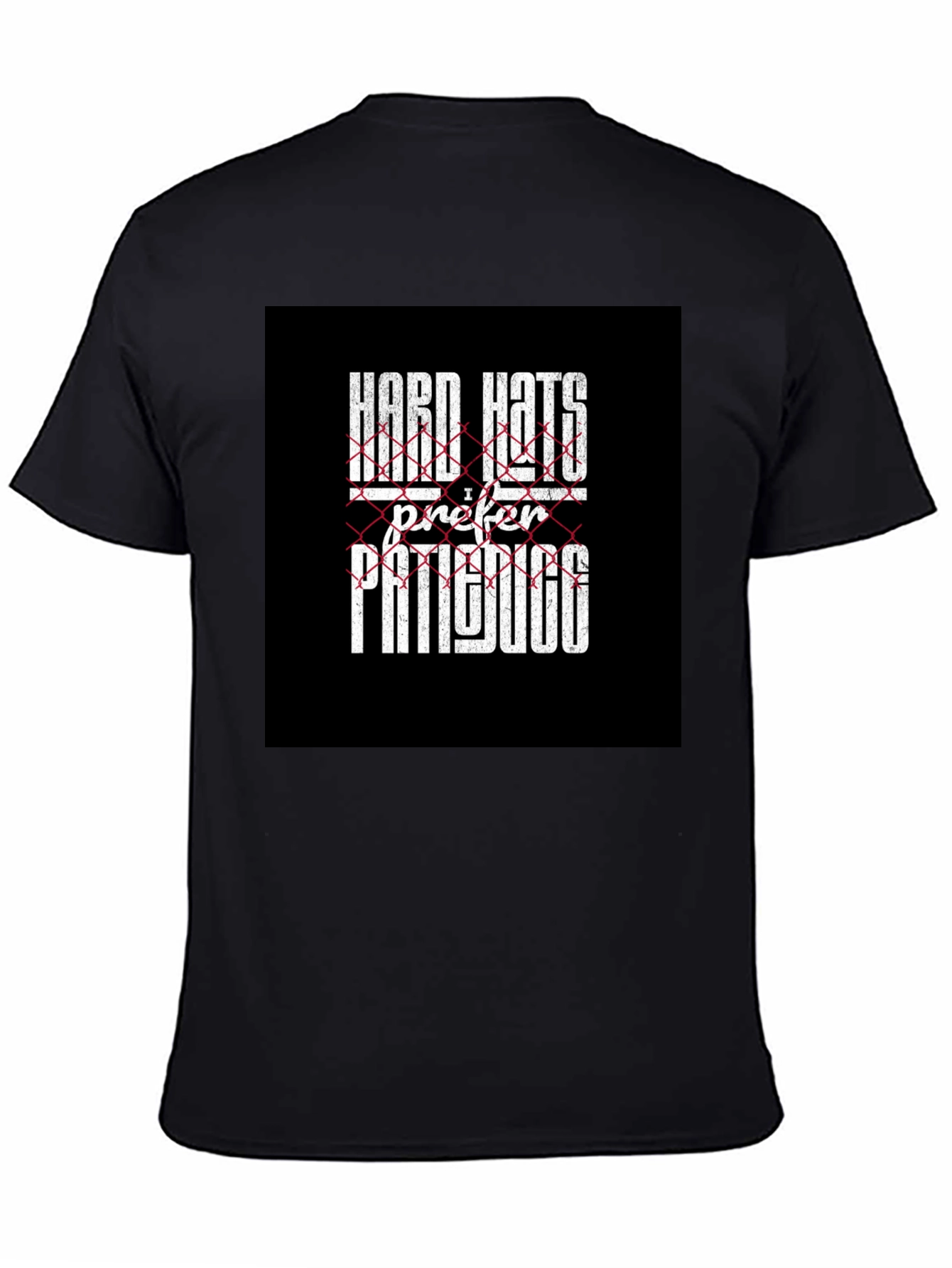 Hard Hats I Prefer Patience Black Graphic Tee