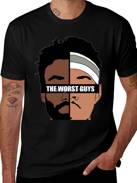 The Worst Guys T-Shirt - Black Cotton Graphic Tee
