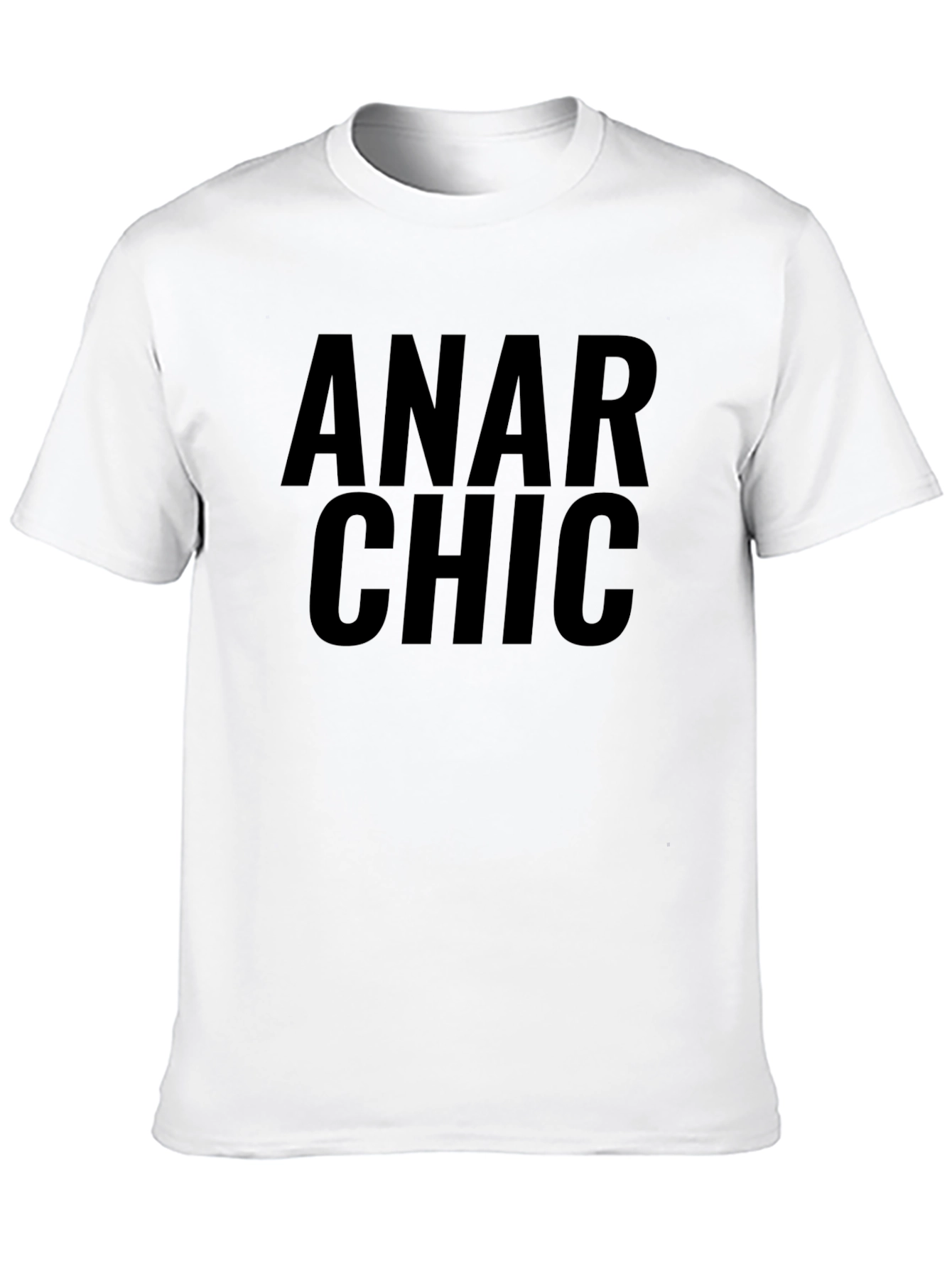 Anar Chic Mens Black T-Shirt
