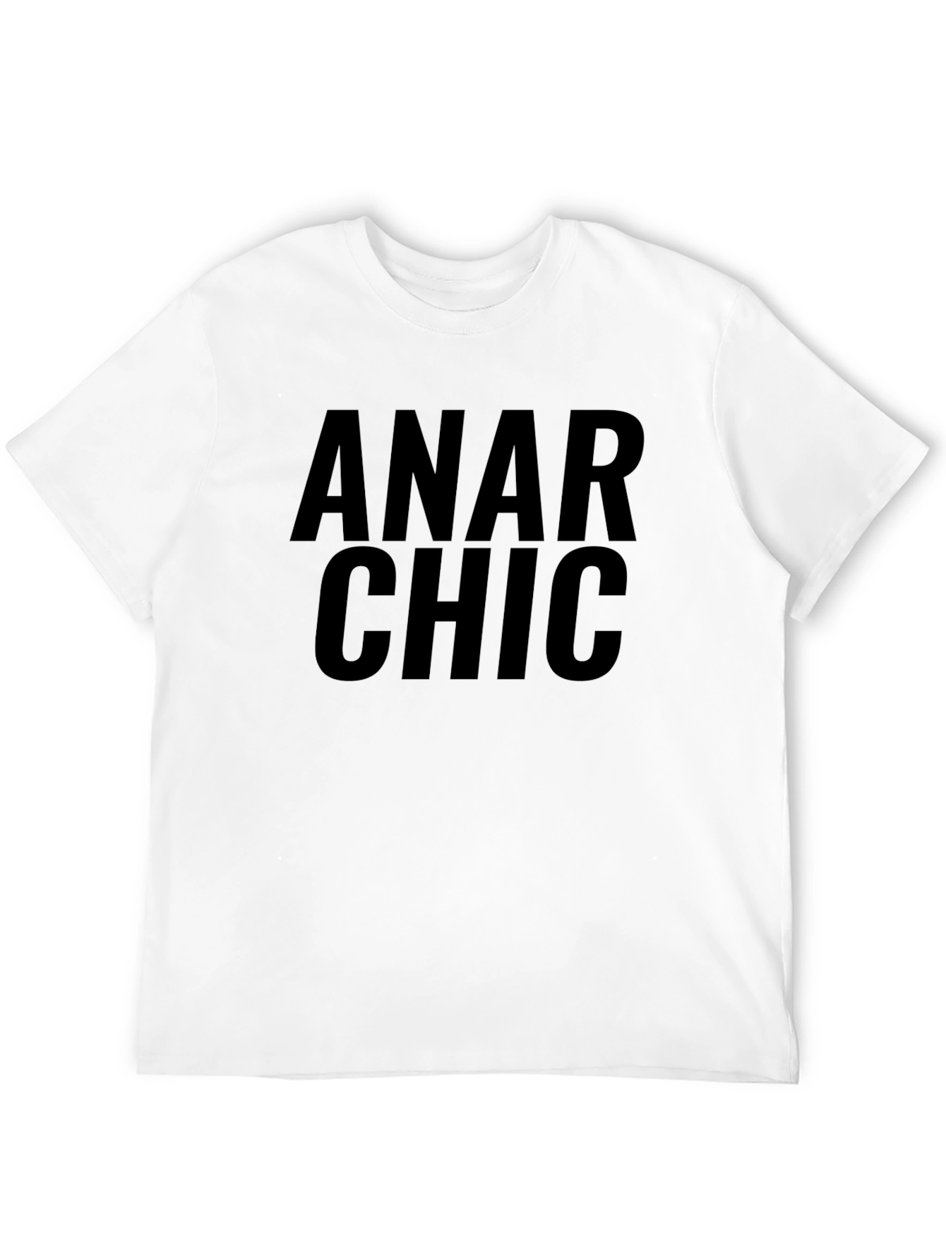 Anar Chic Mens Black T-Shirt