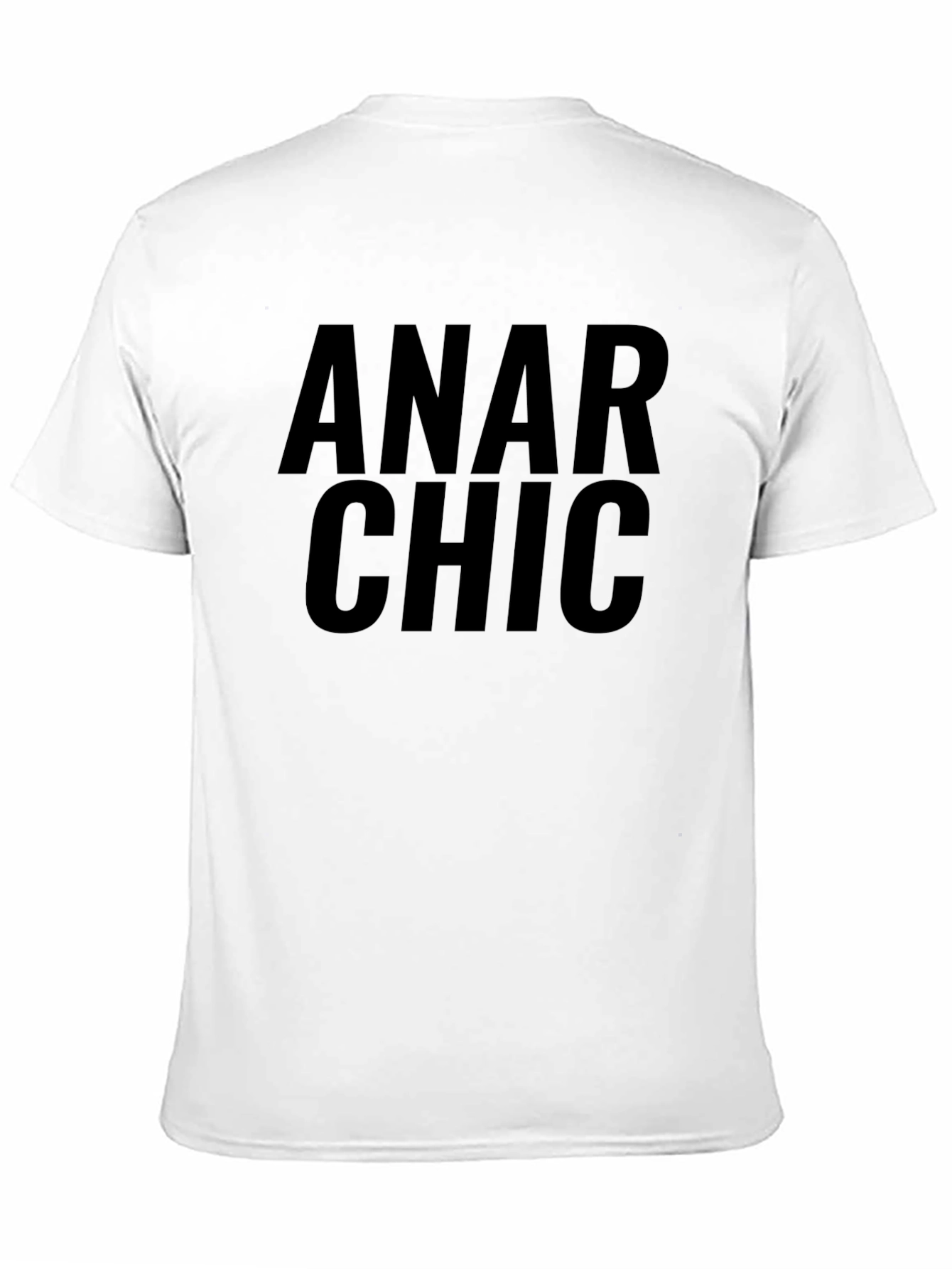 Anar Chic Mens Black T-Shirt
