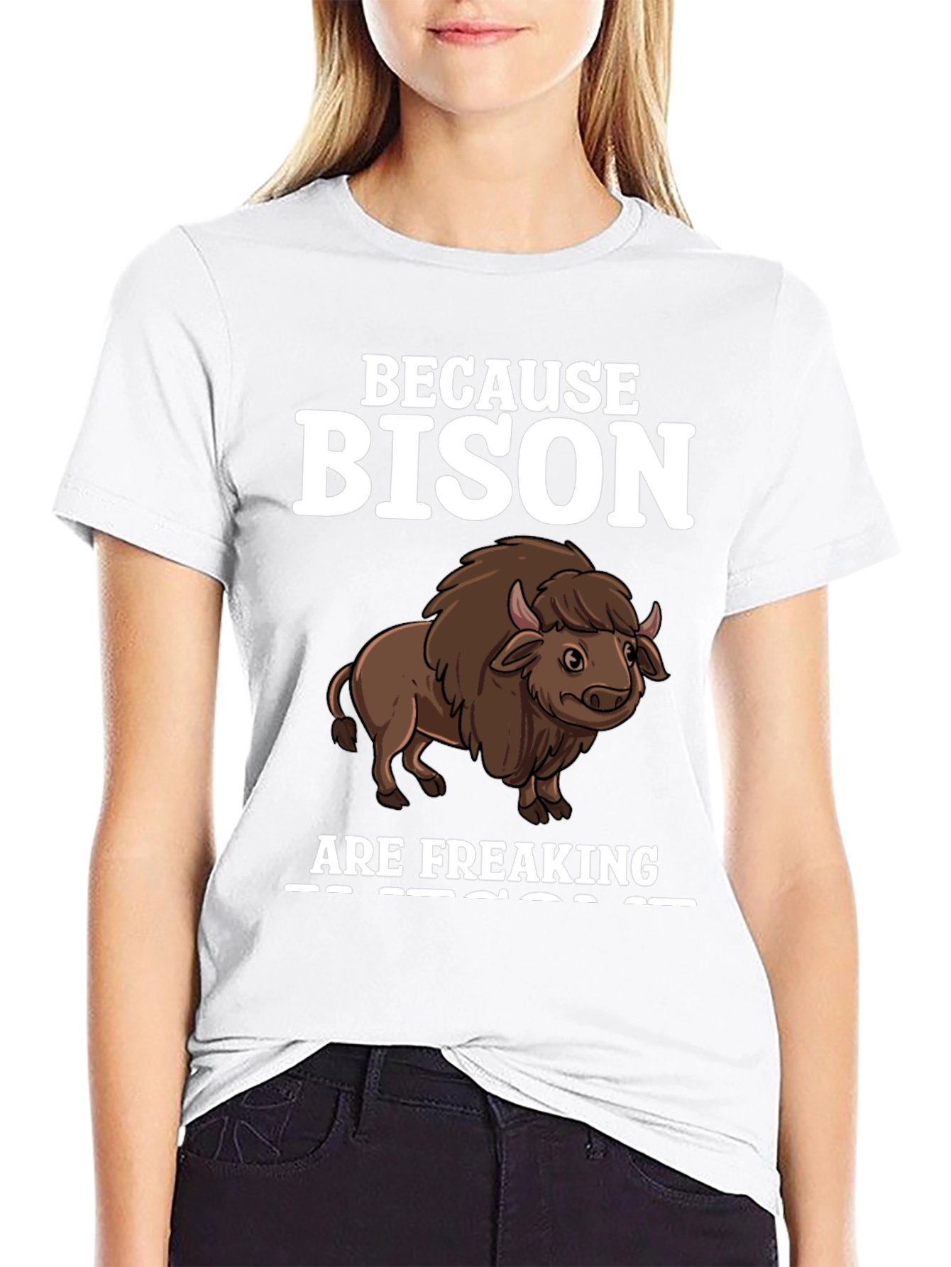 Bison Freaking Awesome Graphic Tee