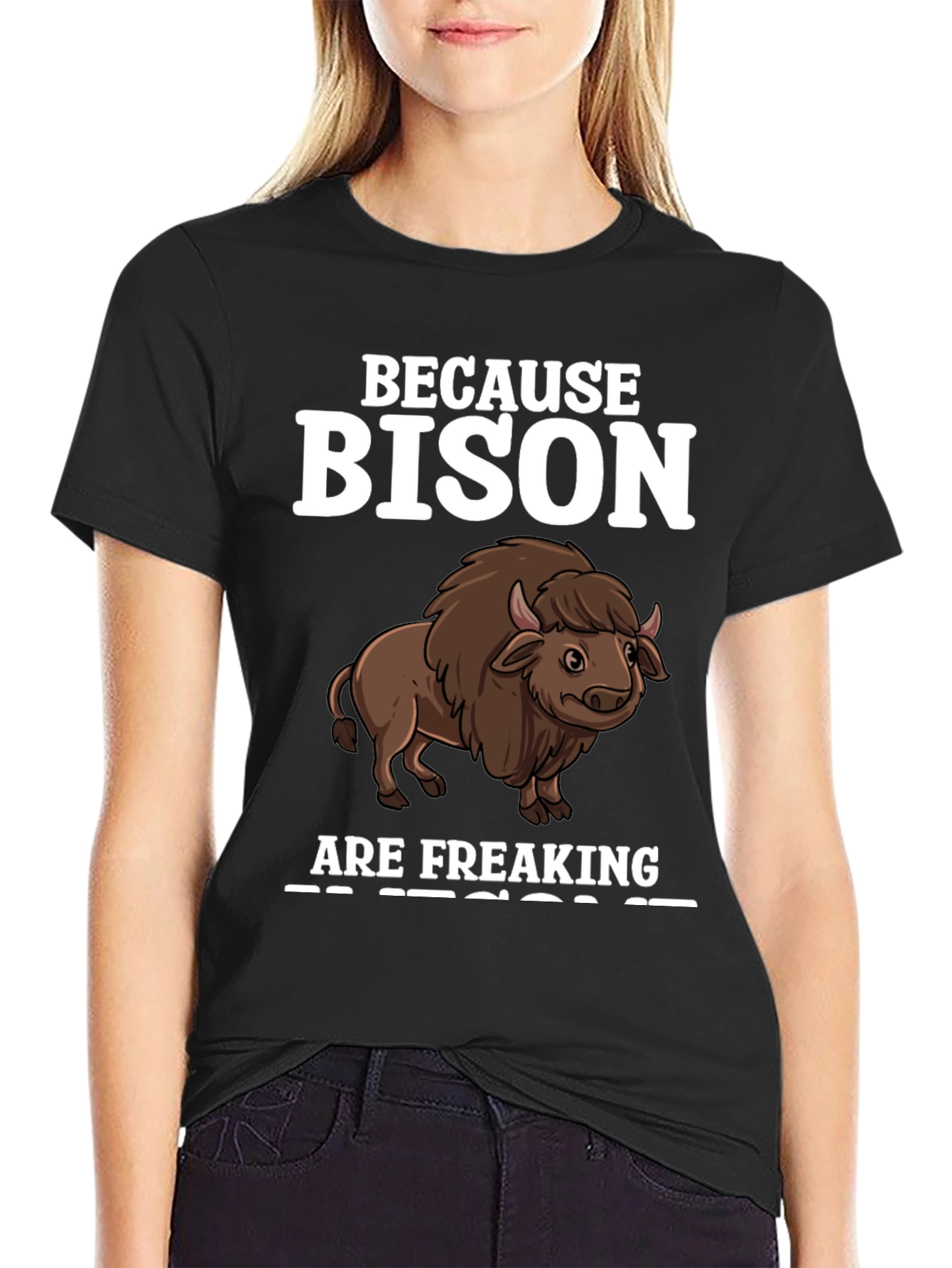 Bison Freaking Awesome Graphic Tee
