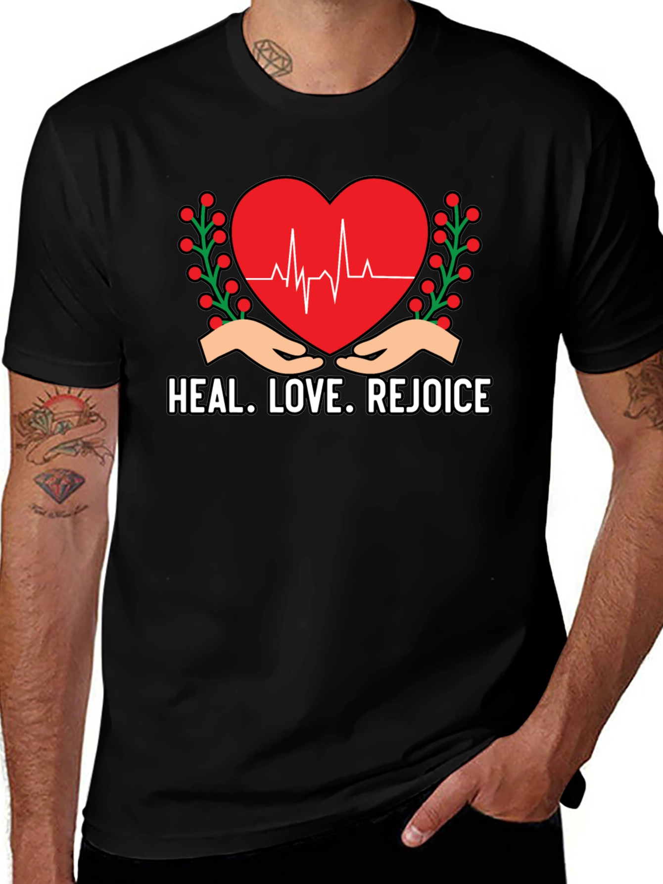 Heal Love Rejoice Graphic Tee