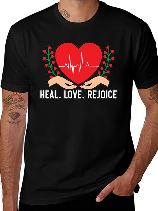 Heal Love Rejoice Graphic Tee