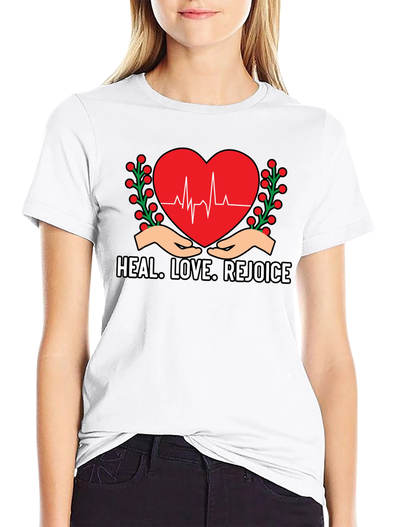 Heal Love Rejoice Graphic Tee