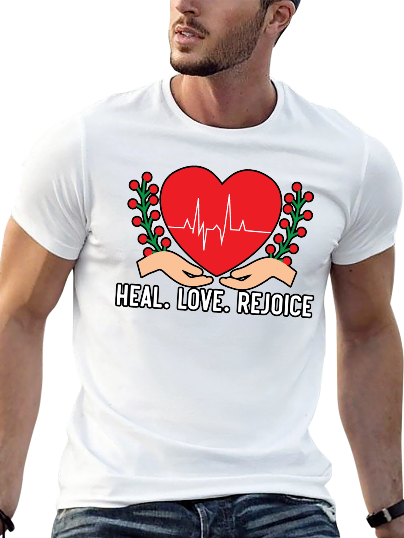 Heal Love Rejoice Graphic Tee