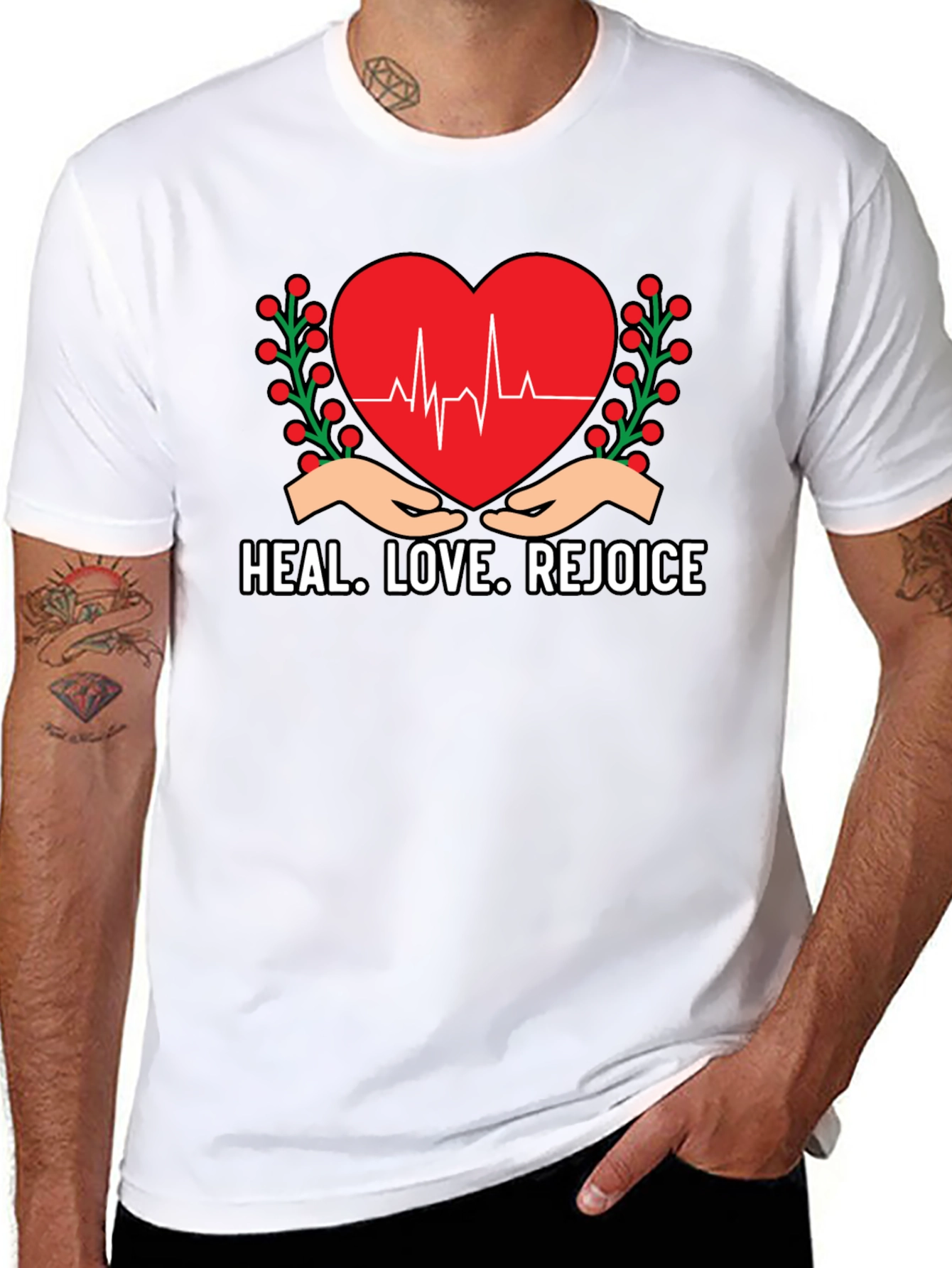 Heal Love Rejoice Graphic Tee