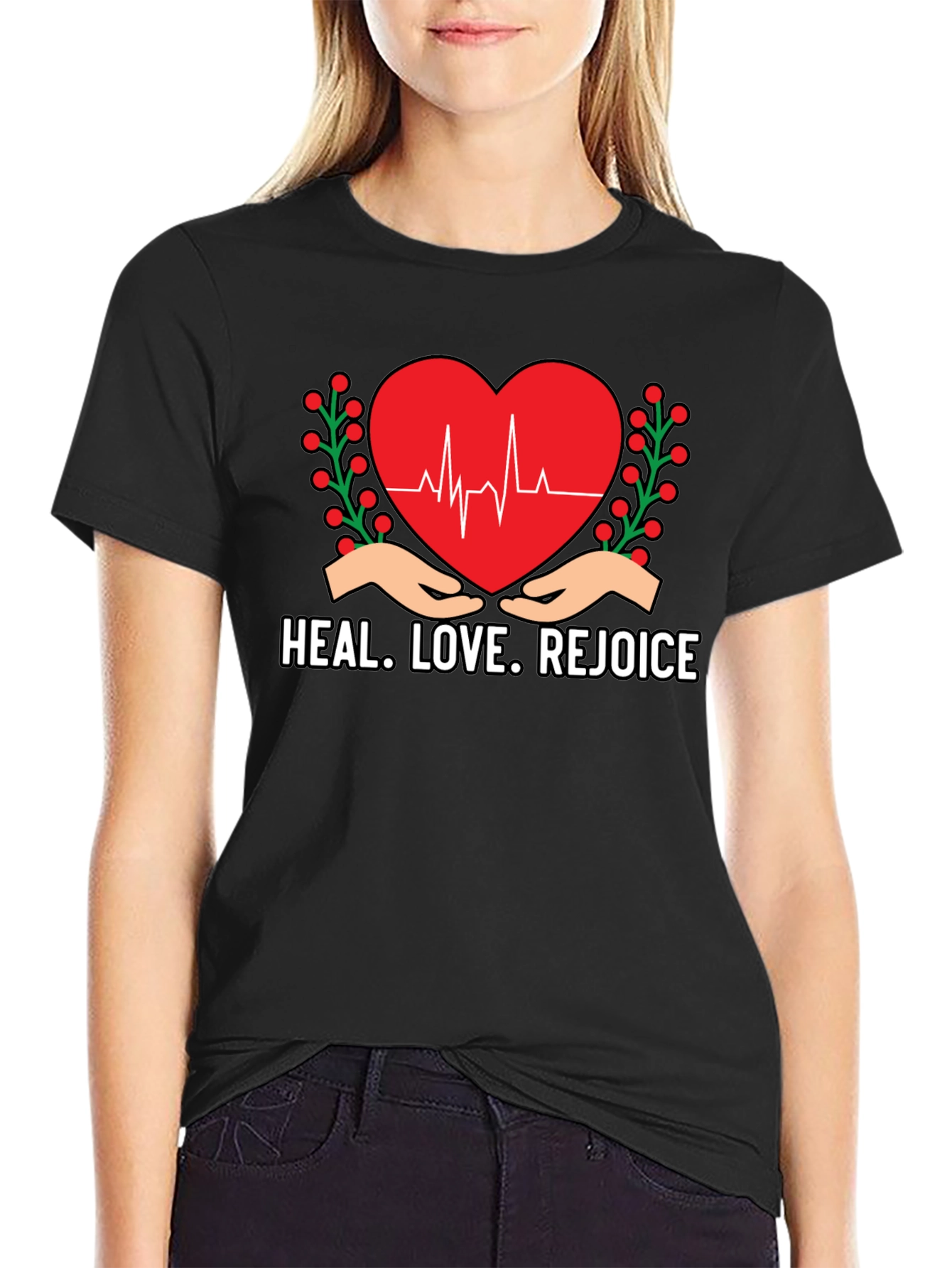 Heal Love Rejoice Graphic Tee