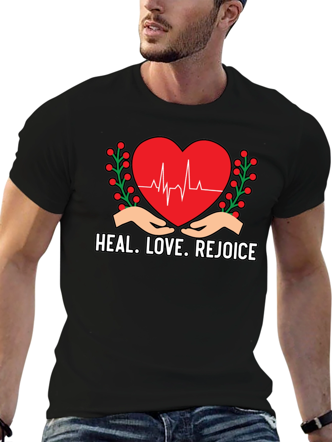 Heal Love Rejoice Graphic Tee