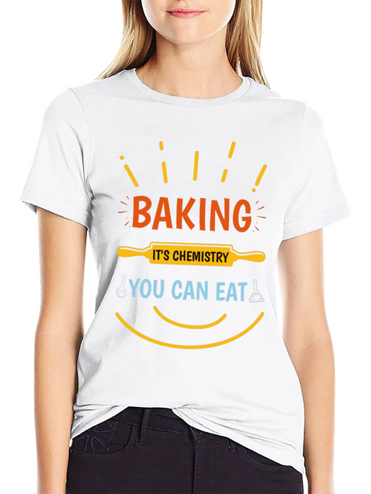 Baking Chemistry T-Shirt: Fun Science Tee for Foodies