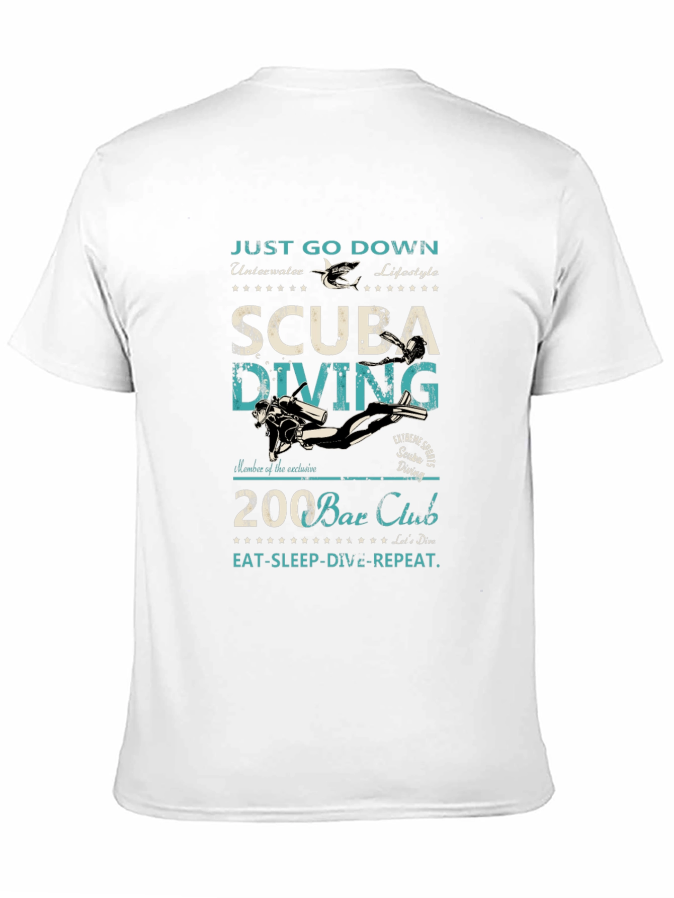 Scuba Diving T-Shirt: Just Go Down Underwater Lifestyle