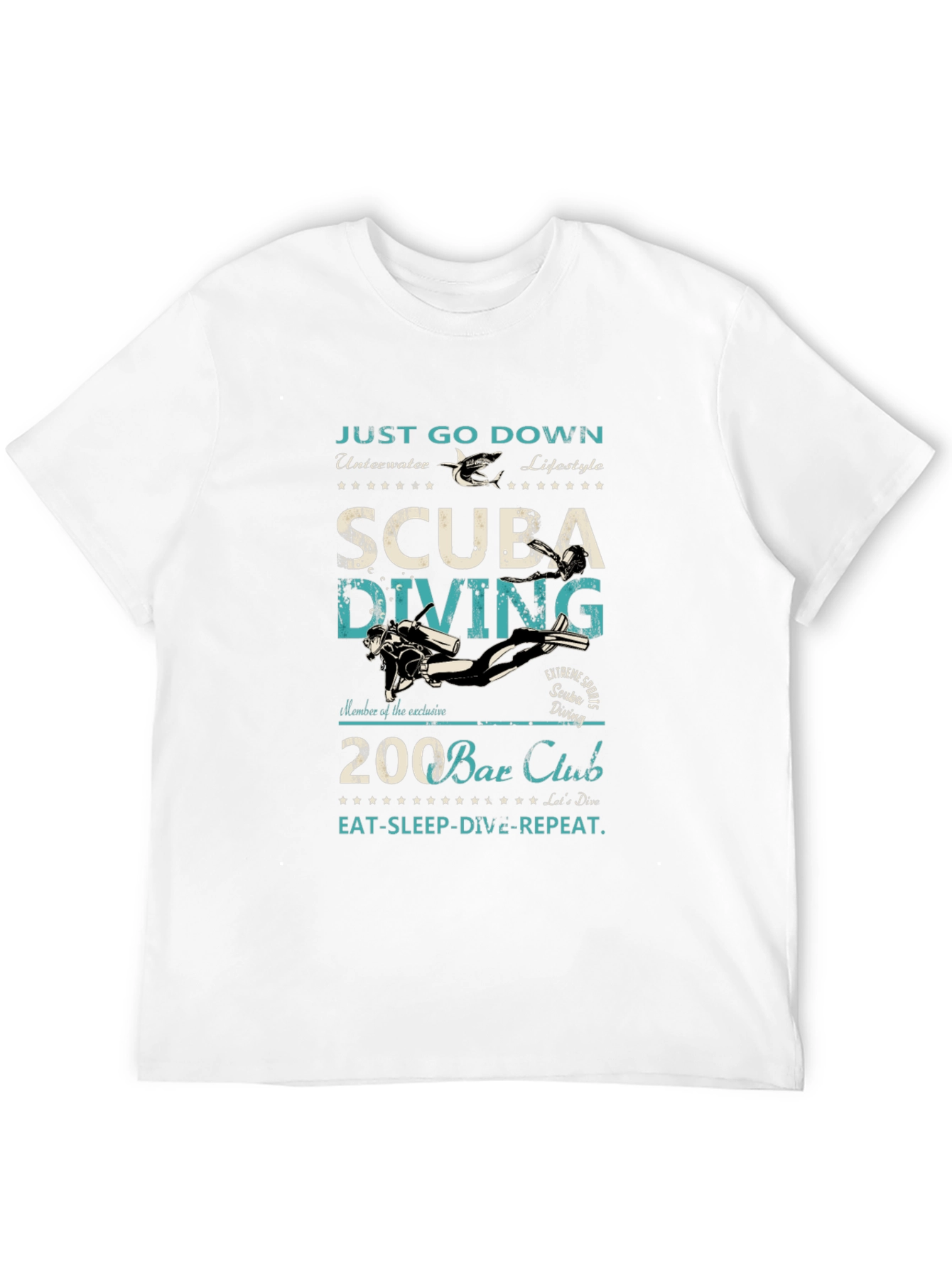 Scuba Diving T-Shirt: Just Go Down Underwater Lifestyle