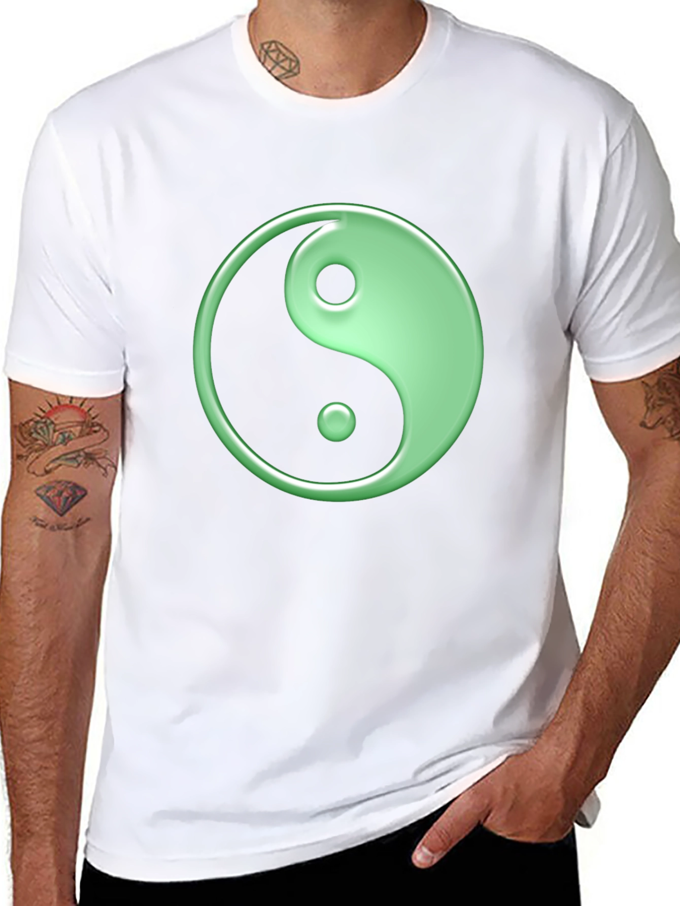 Yin Yang Graphic Tee - Balance & Style