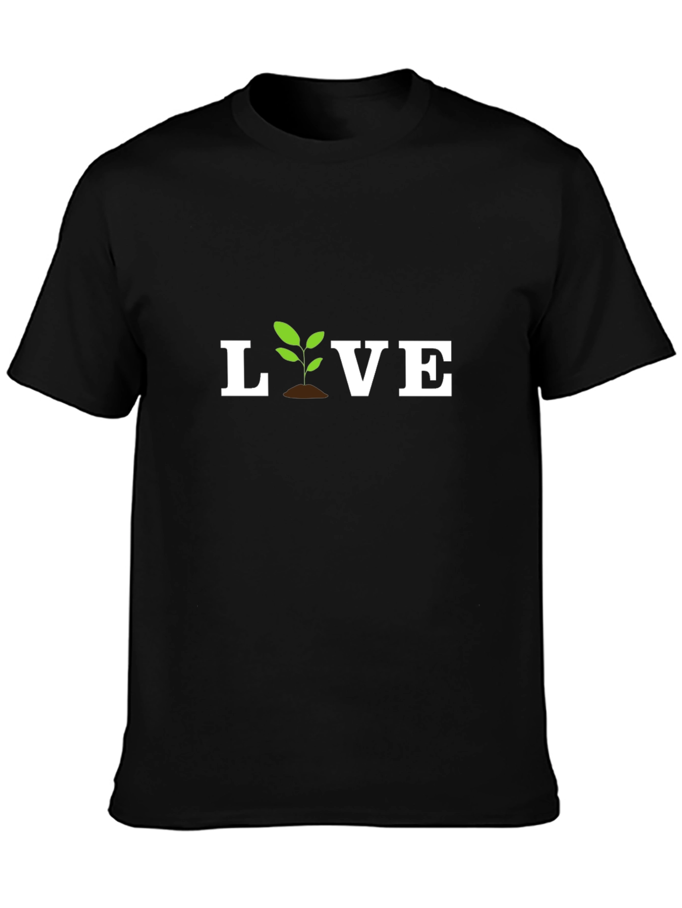 Love Plant Graphic Tee - Black T-Shirt