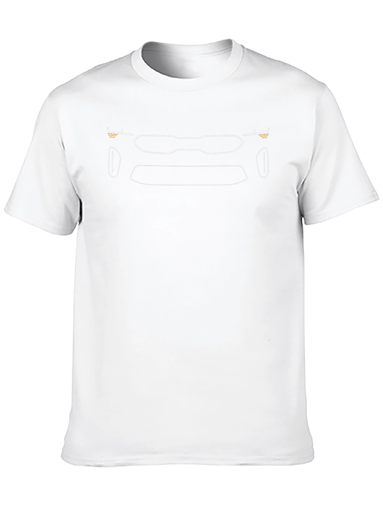Kia Stinger Car Outline Black T-Shirt