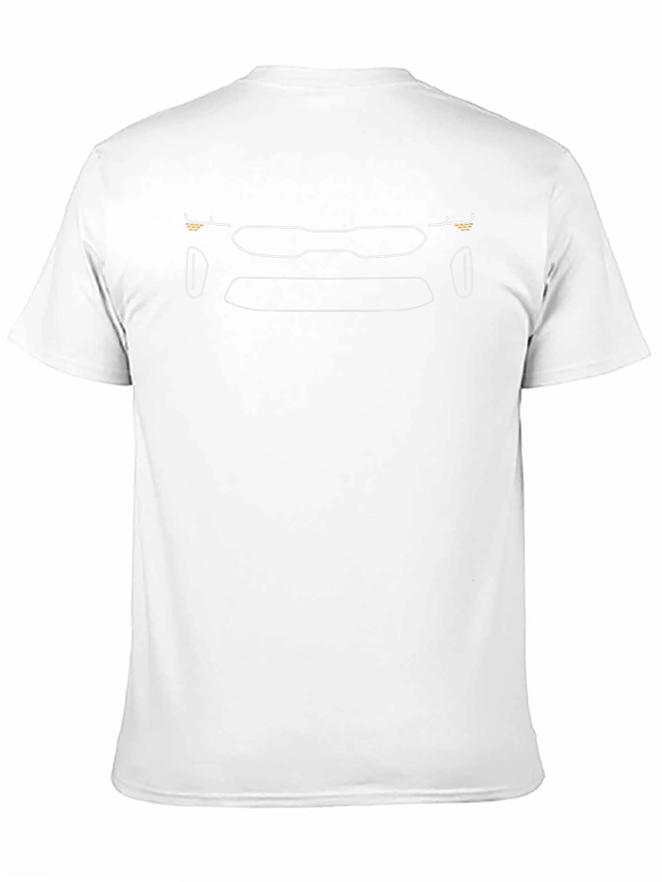 Kia Stinger Car Outline Black T-Shirt