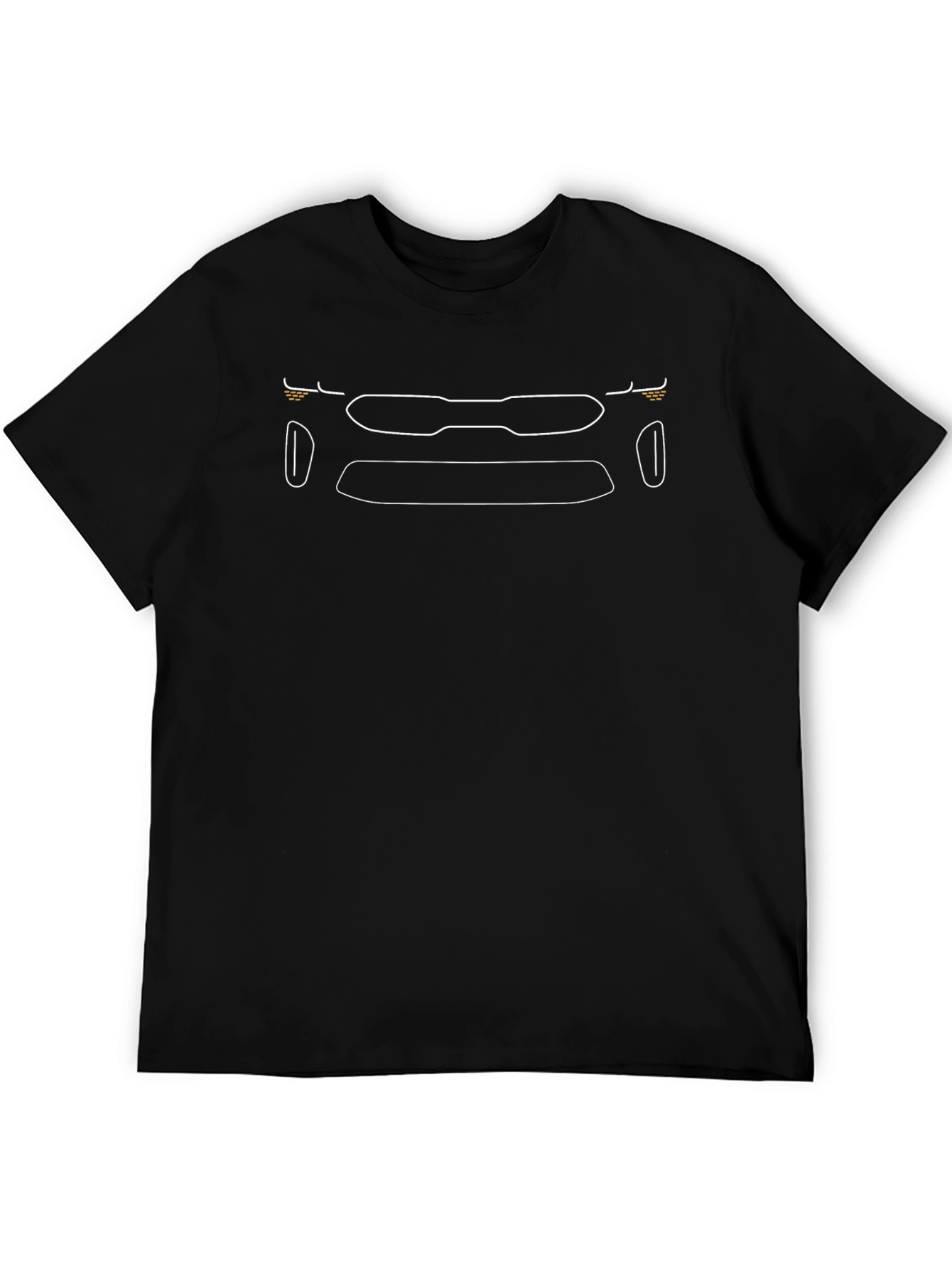 Kia Stinger Car Outline Black T-Shirt