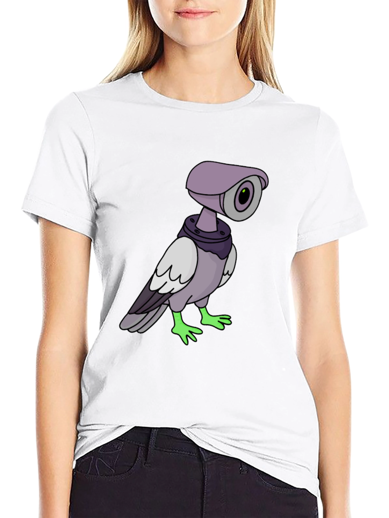 Surveillance Bird T-Shirt - Funny Conspiracy Design