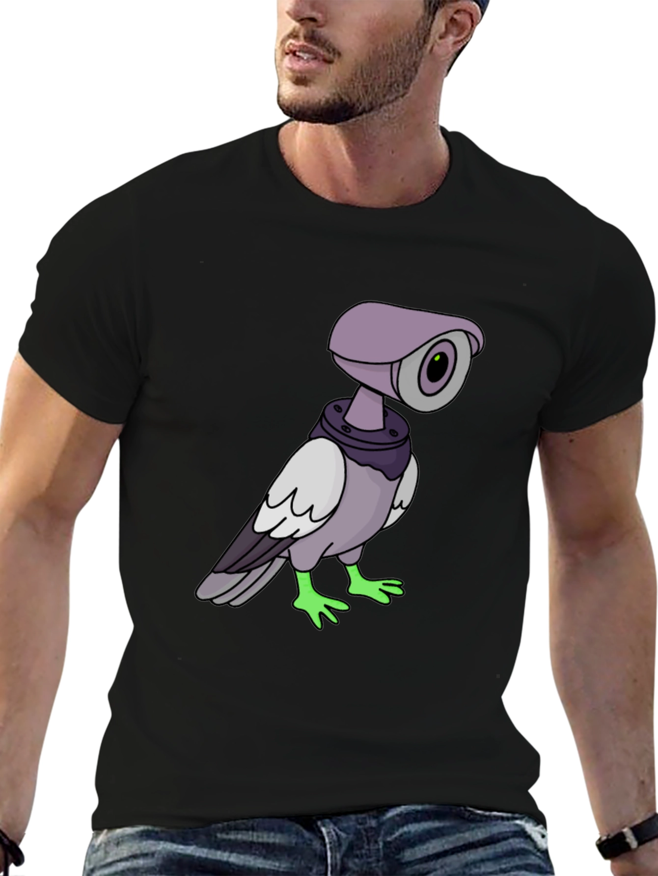 Surveillance Bird T-Shirt - Funny Conspiracy Design
